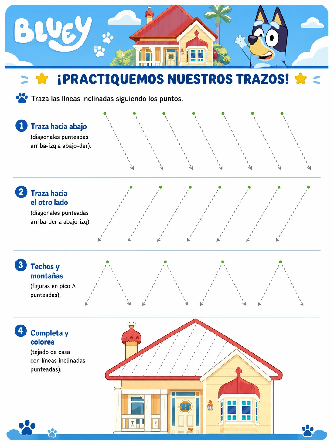Ficha 2 · Trazos y Control del Lápiz