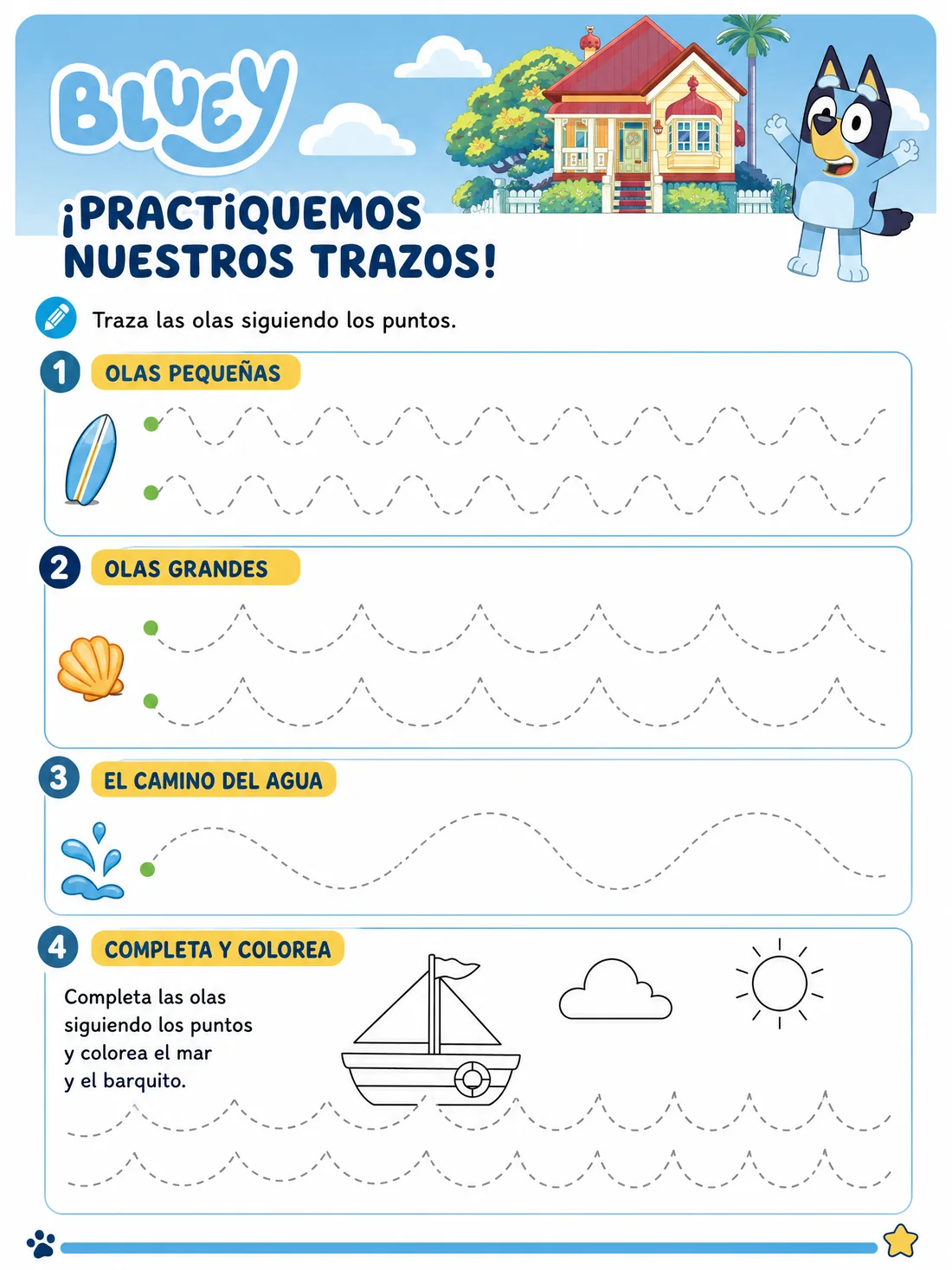 Ficha 3 · Trazos y Control del Lápiz