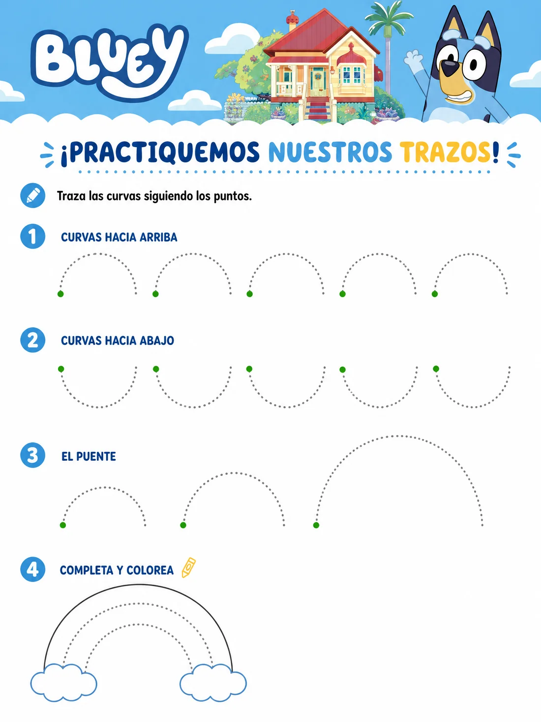 Ficha 6 · Trazos y Control del Lápiz