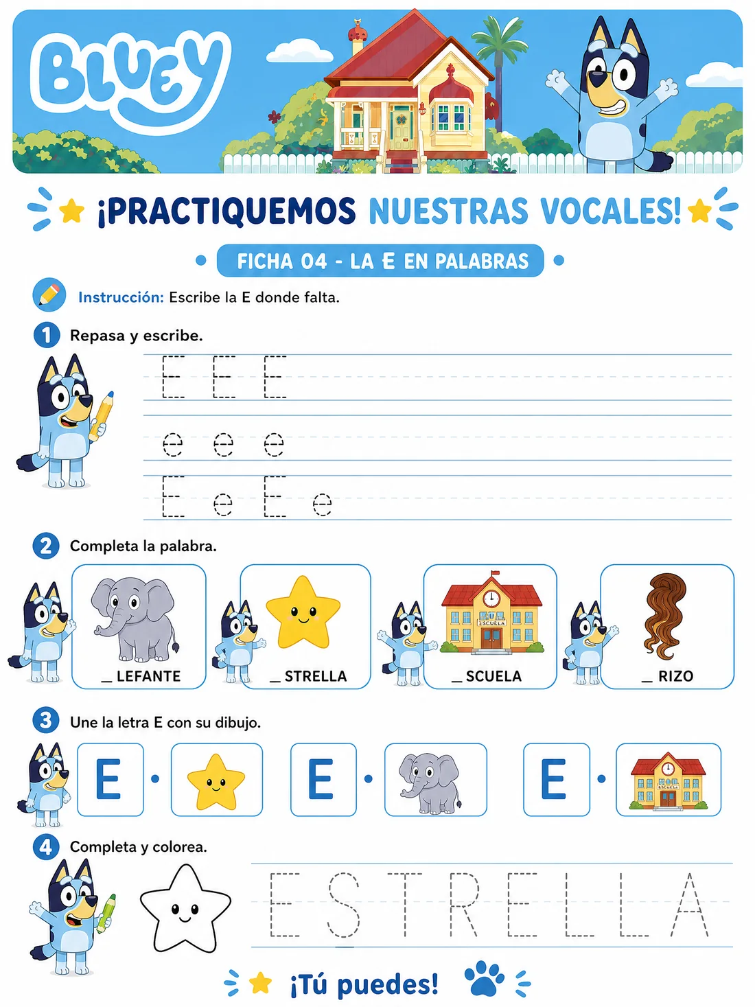 Ficha 4 · Vocales