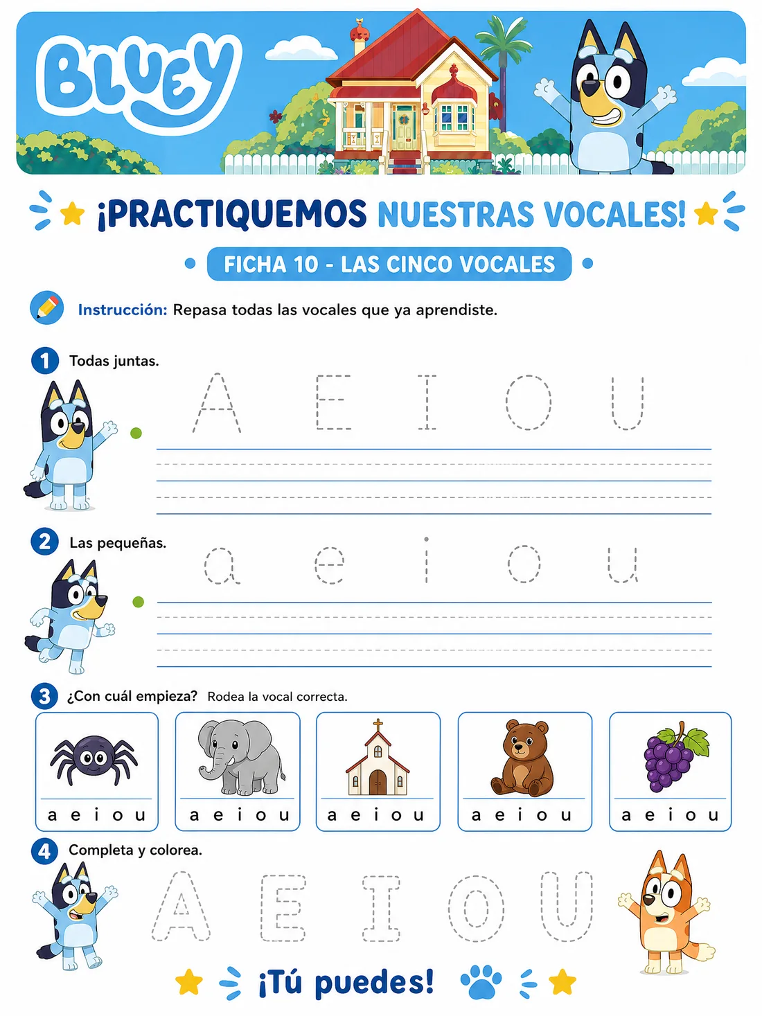 Ficha 10 · Vocales