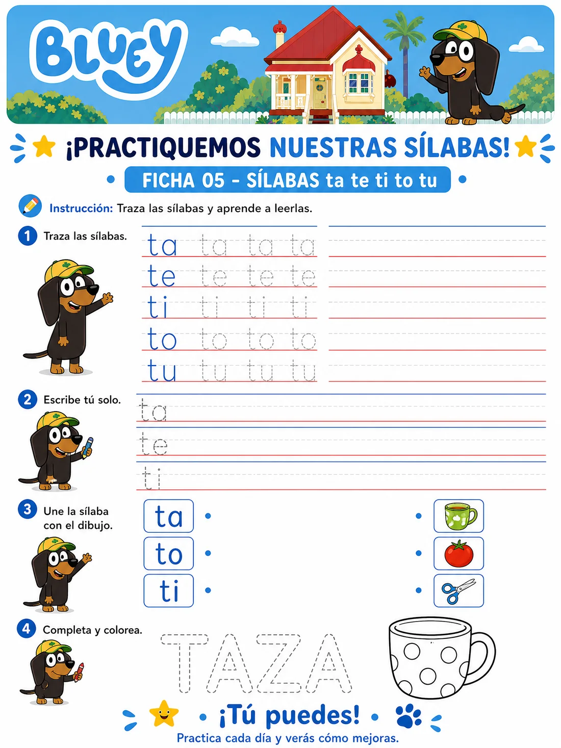 Ficha 5 · Sílabas