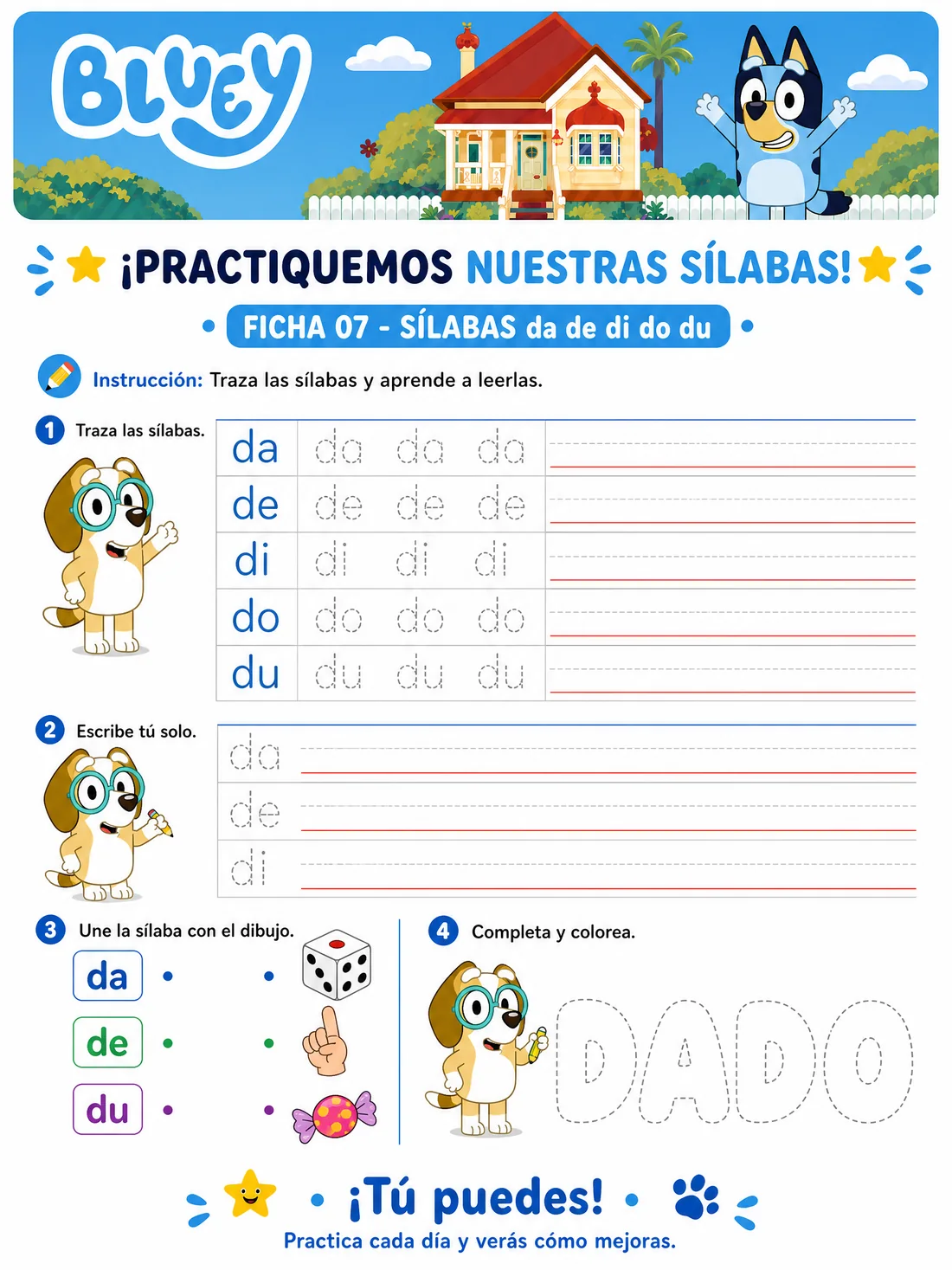 Ficha 7 · Sílabas