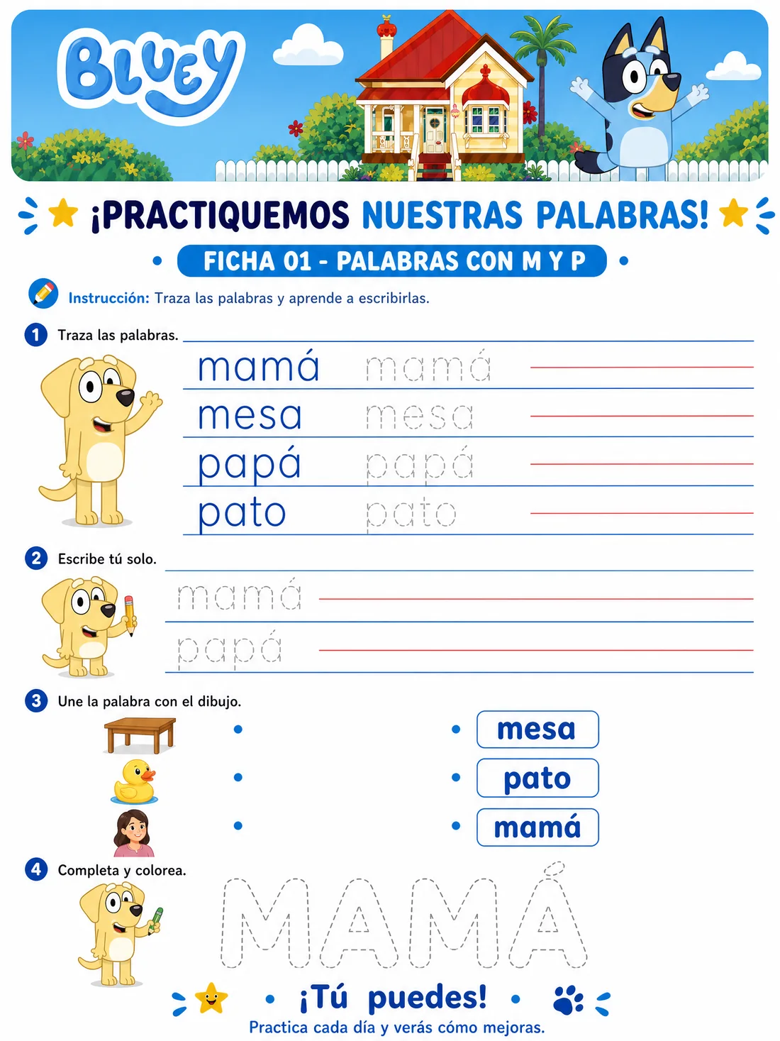 Ficha 1 · Palabras