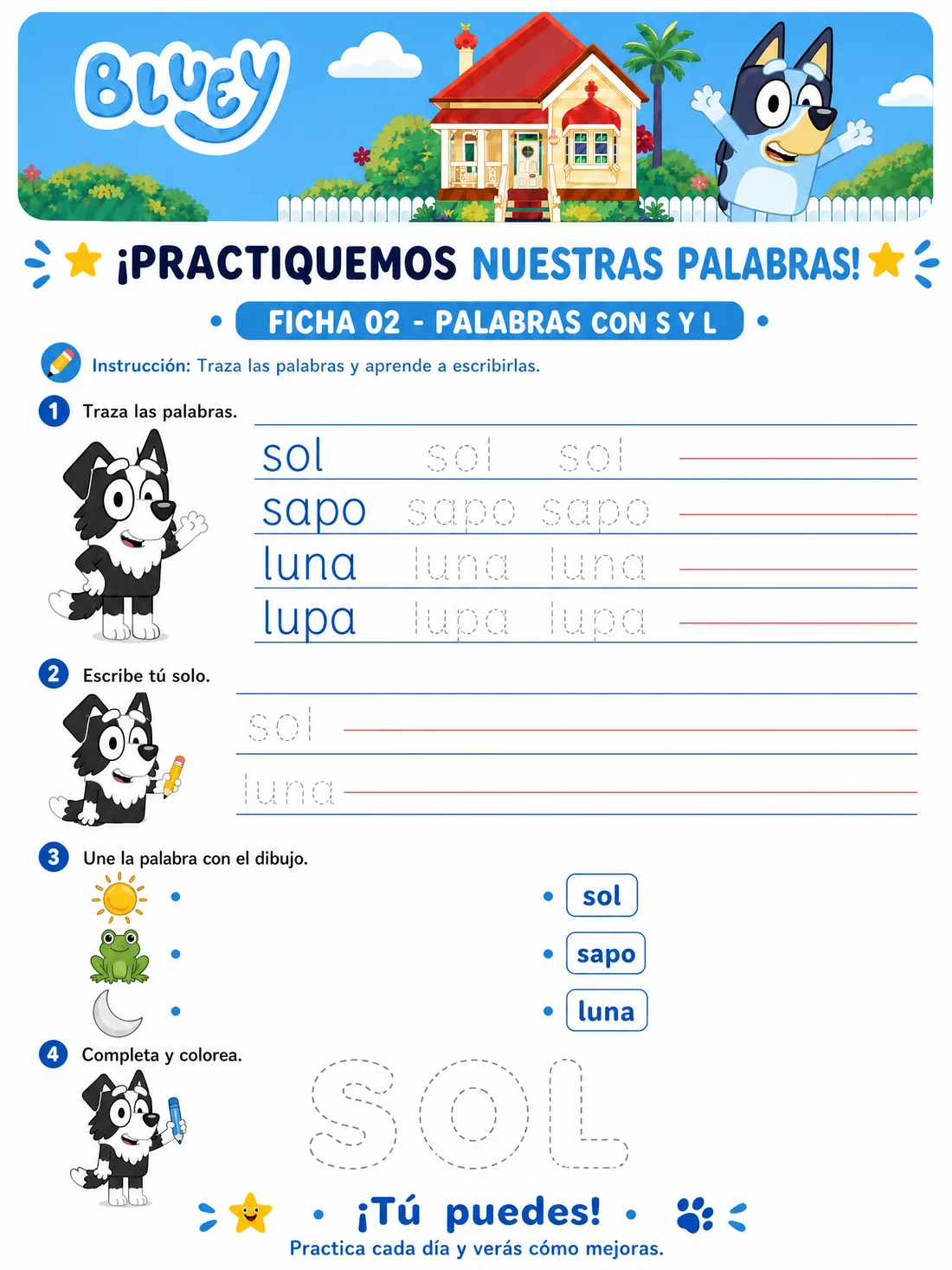 Ficha 2 · Palabras