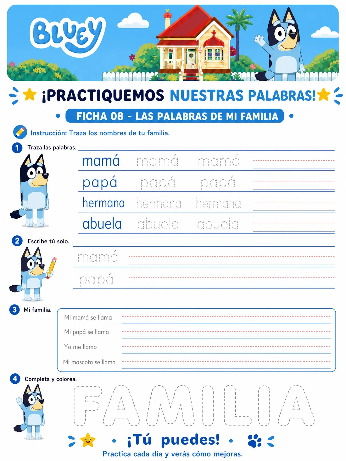 Ficha 8 · Palabras