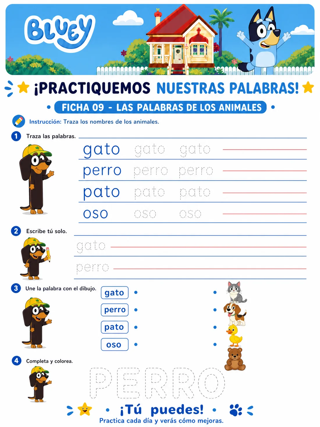 Ficha 9 · Palabras