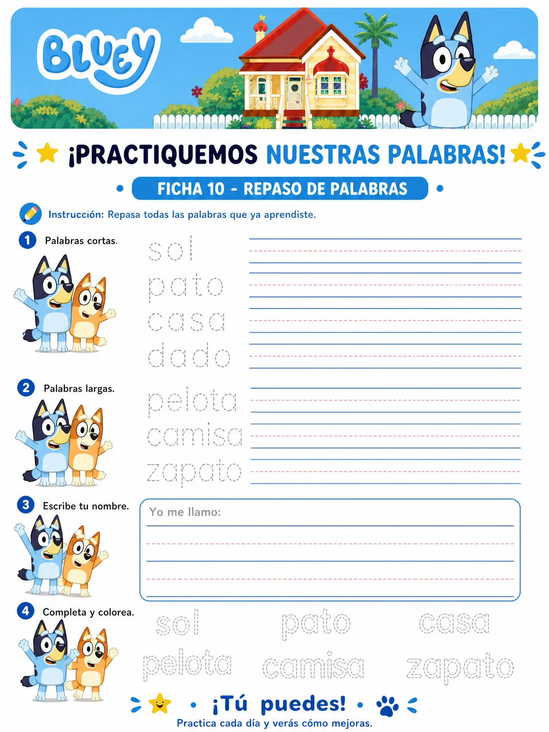Ficha 10 · Palabras